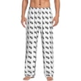 thumbnail image 2 of Goofa SeTurtle27 Printed Soft Pajama Pants for Men, Wide Leg Comfy Casual Lounge Yoga Pants-Large, 2 of 9