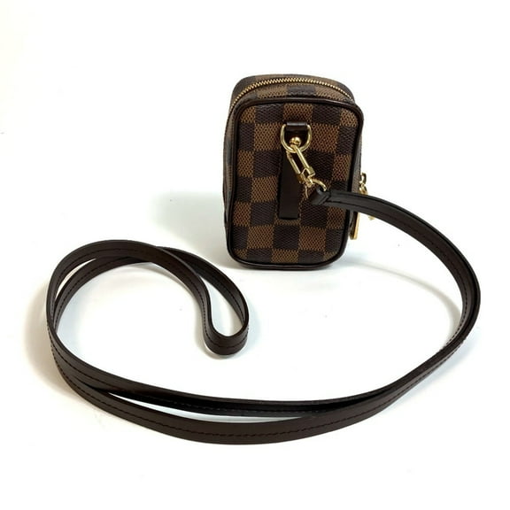 Pre-Owned LOUIS VUITTON N61738 Damier Etui Okapi Pouch Shoulder Bag in Canvas, Ebene... (Good)