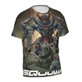thumbnail image 4 of Mobile Suit Gundam Shirt 3d Printed T Shirt Crewneck Short Sleeve Top Tees For Mens, 4 of 8