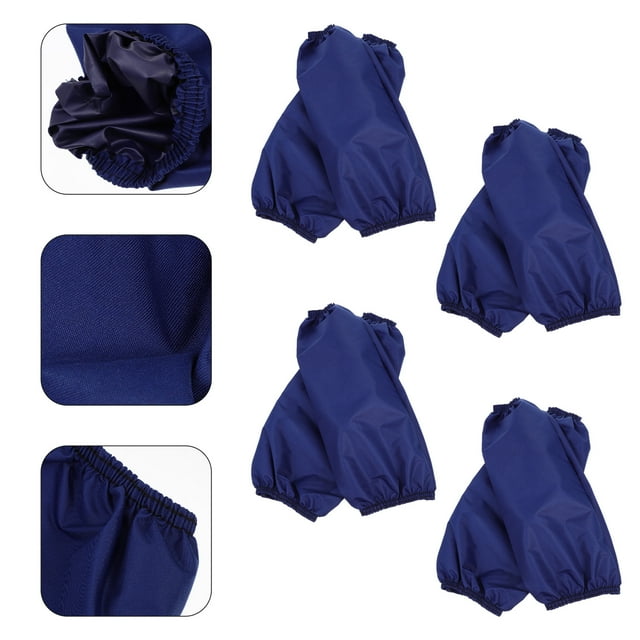 UPGRATOR 4 Pairs Water Shower Proof Arm Sleeves Water-proof Cloth Long Arm Protector for Kitchen