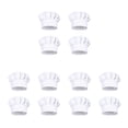 thumbnail image 3 of Minnieouse 4 Uds. Gorros de Chef blancos para niños, gorro de cocina profesional elástico, gorros de disfraz divertidos para pintar, suministros Type1, 3 of 6