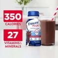 thumbnail image 5 of Ensure Plus Meal Replacement Nutrition Shake, Dark Chocolate, 16g Protein, 8 fl oz - 24 Pack, 5 of 17
