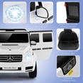 thumbnail image 6 of Costway Licensed Mercedes-Benz G500 Kids Ride-on Car 12V Battery Powered Ride-on Truck White, 6 of 10