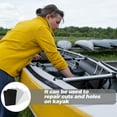 thumbnail image 2 of KONTONTY 6Set Waterproof Rubber Patch Gray Plastic Patches for Boat Repair, 2 of 8
