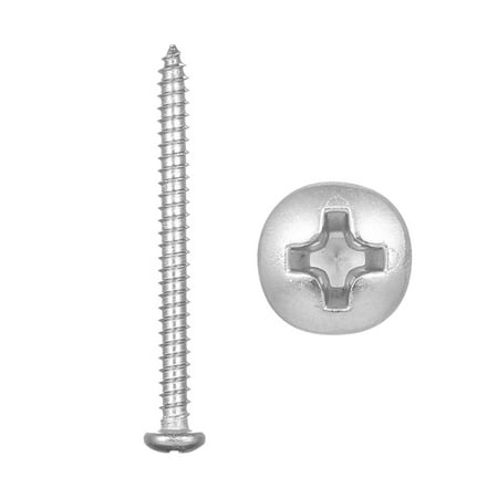 

A2 DIN7981 #6 3.5mm 304 Stainless Steel Screw Countersunk Self Tapping Wood Screws 3.5mm*40mm