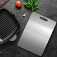 thumbnail image 5 of LACKUST Food Grade Stainless Steel Cutting Board,Cutting Boards for Kitchen Clearance,304,Dishwasher Safe,for Meat,Fruit,Veg,D, 5 of 6