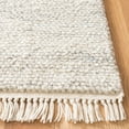 thumbnail image 3 of SAFAVIEH Casablanca Carbrey Solid Wool Area Rug, Grey, 3' x 5', 3 of 7