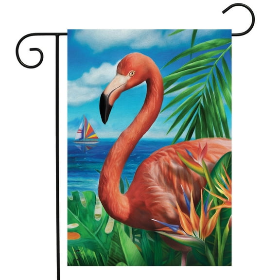 Briarwood Lane Flamingo Paradise Garden Flag