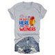 thumbnail image 4 of Fiudx Ofertas Flash Del Día Tops con Estampado de Moda para Mujer, Blusa de Manga Corta, Camisetas Divertidas con Cuello Redondo, 4 of 4