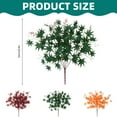 thumbnail image 3 of HCTSHG Artificial Maple Leaves Branches Fake Fall Maple Plants Autumn Leaf Bushes Faux Silk Foliage for Home Thanksgiving Centerpiece Farmhouse Fireplace Halloween Décor, 3 of 8