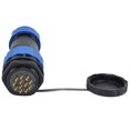 thumbnail image 5 of Waterproof Connector Back Nut IP68 Aviation Power Socket 380V 10A for Cable Wire SP28, 5 of 7