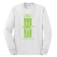 thumbnail image 2 of Green Striped Ford Mustang | Mens Cars and Trucks Long Sleeve T-Shirt, White, 2XL, 2 of 3
