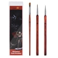 thumbnail image 1 of Pinceles de pintura Golden Maple Kolinsky Sable, 3 unidades, para acrílico, 1 of 8