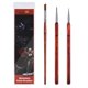 thumbnail image 1 of Pinceles de pintura Golden Maple Kolinsky Sable, 3 unidades, para acrílico, 1 of 8