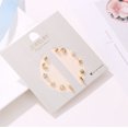 thumbnail image 3 of Up to 65% Off Small 6 Pairs Of Geometric Flower Combination Earrings Female Suit Necklace Rings Earring Jewelry on Clearance, 3 of 3