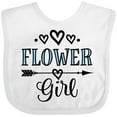 thumbnail image 3 of Inktastic Flower Girl Wedding Bridal Party Girls Baby Bib, 3 of 4