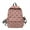 Pink, variant on Stylish Corduroy Backpack with Bowknot Detail for College and Women School Book Bag for Casual Daily or Travel Shopping