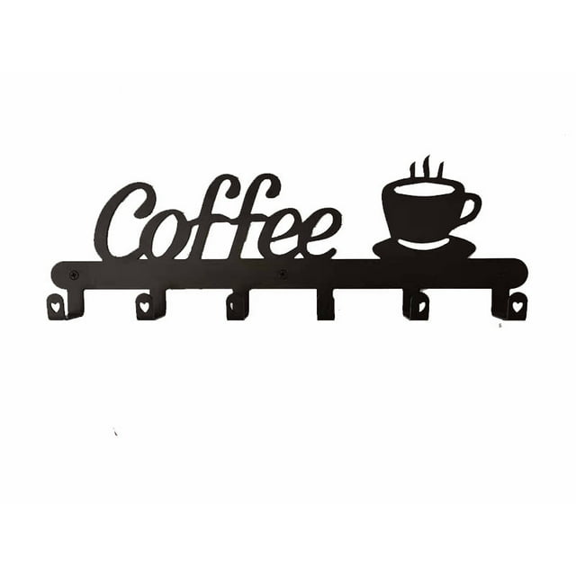 Support de Tasse à Café Mural, Décoration de Bar à Café, Support de Tasse à Café, Support de Tasse à Café