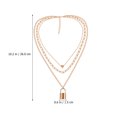 thumbnail image 3 of KAKOWELY 3 collares en capas, cadena de clavícula, collar para mujeres y niñas., 3 of 4