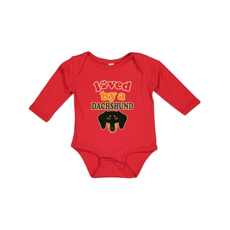 

Inktastic Dachshund Dog Lover Gift Baby Boy or Baby Girl Long Sleeve Bodysuit