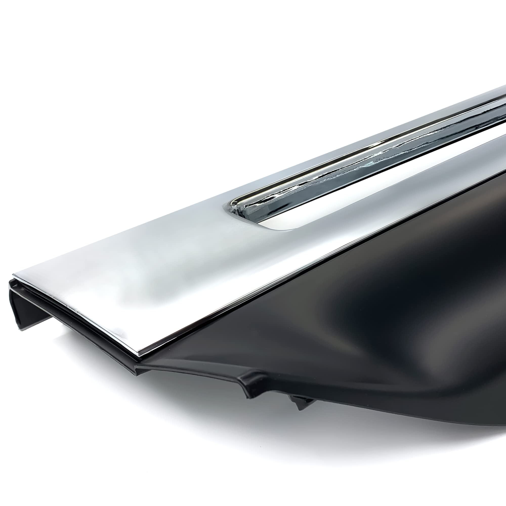 TORQUE Front Center Bumper with Chrome Trim Replacement for 2004-2016 Volvo VNL 300 430 630 670 730 780 Series Semi Trucks (TR004)