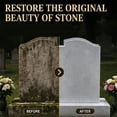 thumbnail image 4 of Tombstone Headstone Cleaner Spray Granite Marble Monument Grave Polish Stain Remover with Towel 50ml, 4 of 8