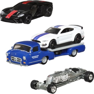 Hot Wheels Premium Collector Display Sets with Team Transport, 3