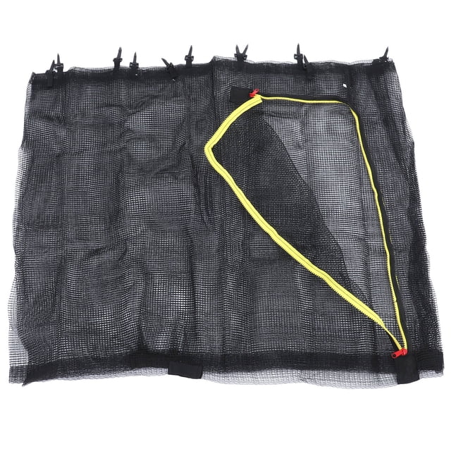 Luxshiny Trampoline Safety Barrier Net Trampoline Safety Net Black PP for Recreational Activities 1Set