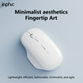 thumbnail image 4 of Inphic M1-2 Bluetooth Mouse Rechargeable Office Silent Wireless Mouse Battery Level Display Ultra Thin For Laptops and Tablets, 4 of 8