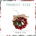 thumbnail image 3 of Jingle Bell Beaded Christmas Ornament Kit, Festive Wreath Style Tree Pendant, Simple Hand Assembly Holiday Supply for Family Focused DIY Crafting and Seasonal Home Tree Embellishment Projects, 3 of 5
