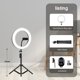 thumbnail image 1 of 10quot; Anillo de luz LED para Selfie de 26cm, anillo de luz para fotografía y vídeo, soporte para teléfono, trípode, luz de relleno, lámpara regulable, transmisión Trepied Tan Jianjun unisex, 1 of 2