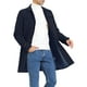 thumbnail image 4 of Abrigo Trench Chic para Hombre, de Un Solo Botón, Largo, Color Azul Marino, 4 of 8