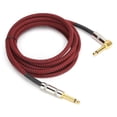 thumbnail image 1 of JORINDO Cable de amplificador de guitarra eléctrica Cable de audio de 6,35 mm 1/4 pulg. para instrumentos musicales 3 m / 9,8 pies JD6210, 1 of 5