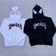 thumbnail image 5 of Y2k Sudaderas con capucha con estampado de arañas Frauen Männer Hip Hop Reiß verschluss Langarm Jacke Mäntel Herbst Winter Harajuku lässig lost Kapuze Sudadera, 5 of 5