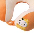 thumbnail image 3 of Almohada para el cuello en forma de U, portátil, bonita almohada para la cabeza para la oficina, la siesta, los viajes, el coche, dormir, doble bordado de tigre, 3 of 5
