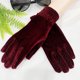 thumbnail image 3 of 2 pares de guantes de invierno para mujer, guantes cálidos para ciclismo al aire libre, correr y caminar., 3 of 7