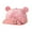 Pink, variant on Uccdo Newborn Baby Girls Boys Mesh Baseball Caps Summer Hats Kids Cute Dotted Sun Hat, 6-24M