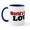 White/Navy Inside, variant on CafePress - World's Greatest Lover Mug - 11 oz Ceramic Mug - Novelty Coffee Tea Cup