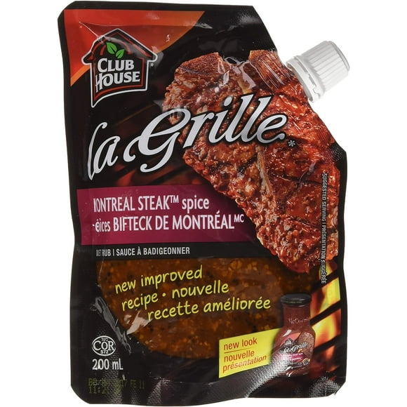 La Grille, épices à steak de Montréal, 200 ml Héros de la grille