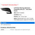 thumbnail image 2 of Left Driver Side Fog Light Cover - Compatible with 2017 - 2022 Buick Encore 2018 2019 2020 2021, 2 of 2