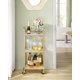 thumbnail image 3 of Bar Cart VASAGLE Home Bar Serving con estante de 3 niveles, color dorado pálido, 3 of 7