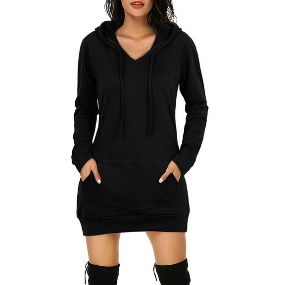 GZWYHT Hoodies for Women Graphic Hoodies Women's Hoodies Long Sleeve Lightweight With Pockets Fashion Sweatshirts Dress Sweatshirt for Women Womens Sweatshirts Long Sleeve Tops Black L