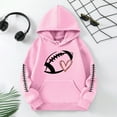 thumbnail image 2 of kpoplk Kids Girl Pullover Hoodies Casual Hooded Sweatshirts Jumper Hoody Sweater Tops 5-6 Years,Pink, 2 of 4
