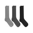 thumbnail image 4 of Chaps Classic Dress Ribbed Crew Socks 3-Pair Pack, 4 of 5