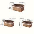 thumbnail image 3 of Xemussa Handcrafted, Hand-Woven Wicker and Willow Storage Basket, Shelf Basket, 1 Pack, 3 of 7