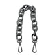 thumbnail image 4 of ColoMX 2 piezas de 30 cm de cadena de hierro de repuesto para manualidades antiguas, accesorios de correa para bolsos, accesorios de asa para equipaje de mano (negro), 4 of 7