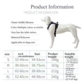 thumbnail image 5 of No-pull shockproof dog vest with reflective strip, made of comfortable nylon material, suitable for agility training and nighttime walks. Comes with harness and leash set, 5 of 5