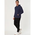 thumbnail image 4 of Sudadera con capucha con forro de felpa para hombre Sudaderas con capucha de manga larga sólida con bolsillo Armada S, 4 of 6