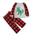 thumbnail image 1 of Pyjama Enfants Lettre Pyjamas Filles Coton Biologique Enfants Pyjamas de Noël, 1 of 7