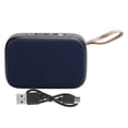 thumbnail image 1 of BRILLAR Altavoz Bluetooth Subwoofer Inalámbrico Estéreo Portátil USB Mini Sonido con Radio FM Azul, 1 of 10